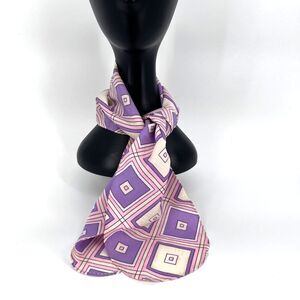 Oblong Retro Patterned Rectangular Fashion Boho Y2K 80s 90s Scarf Wrap